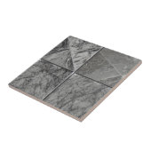 Graue Marmorquadrate Keramik Fliese (Seite)