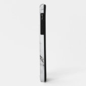 Graue Marmorsteinstruktur Case-Mate iPhone Hülle (Hinten/Links)