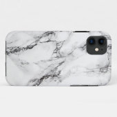 Graue Marmorsteinstruktur Case-Mate iPhone Hülle (Rückseite (Horizontal))