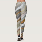 Graue Marmorstreifen Leggings (Rückseite)