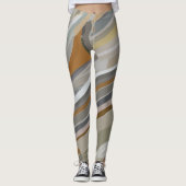 Graue Marmorstreifen Leggings (Vorderseite)