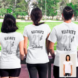 Graue Matching Group oder Crew der Geburtstagspart T-Shirt<br><div class="desc">Sie suchen das perfekte Geburtstagsgeschenk? Schauen Sie sich nur unsere stylischen grauen Geburtstags-Crew-Shirts an, die auf Ihre Geburtstagsmädchen oder Geburtstagsjungen-Persönlichkeit zugeschnitten werden können! Dieses Shirt kann so angepasst werden, dass es jedes Jahr lesen kann, das Sie benötigen. Woll das Shirt für einen 21. Geburtstag? Kein Problem, geben Sie bei der...</div>