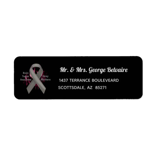 Graue Materie - Hirntumorbewusstsein (Vorne)