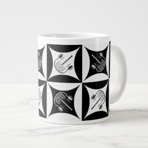 Graue Materie im Loch in der Barenttür Jumbo-Tasse