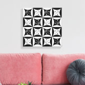 Graue Materie im Loch in der Barenttür Leinwanddruck (Insitu (Wohnzimmer))