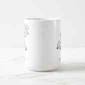 Graue Materie (Schmetterlinge & Baum des Lebens) Kaffeetasse (Mittel)