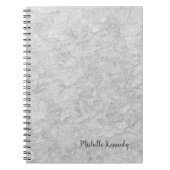 Graue Mauer Minimalistisch Beruflich modern Notizblock (Vorderseite)