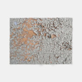 Graue Mauerfarbe Fleecedecke (Vorderseite (Horizontal))
