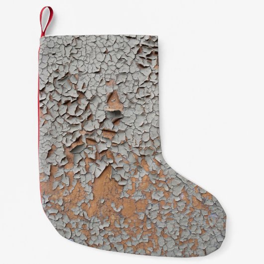 Graue Mauerfarbe Kleiner Weihnachtsstrumpf (Vorderseite)