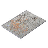 Graue Mauerfarbe Notizblock (Linke Seite)