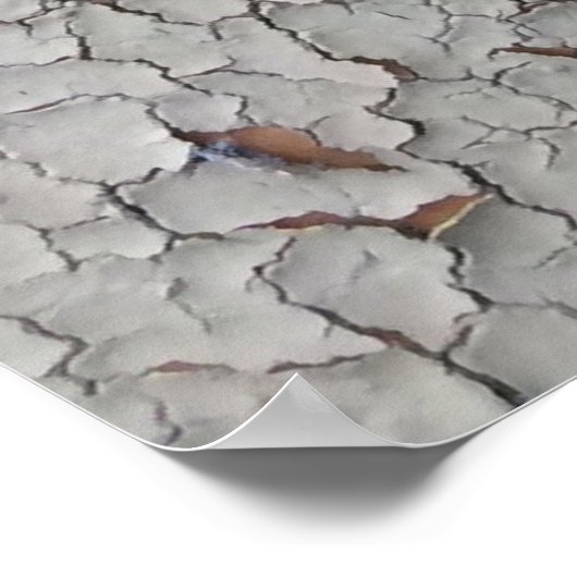 Graue Mauerfarbe Poster (Ecke)