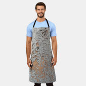 Graue Mauerfarbe Schürze (Getragen)