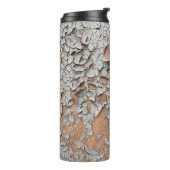 Graue Mauerfarbe Thermosbecher (Nach links gedreht)