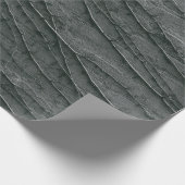 Graue Mauerziegel Geschenkpapier (Ecke)