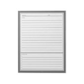 Graue Meeting Notes Notizblock (Rotiert)