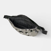 graue mehrschichtige Punkte Bauchtasche (Offen)