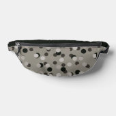 graue mehrschichtige Punkte Bauchtasche (Ablage )