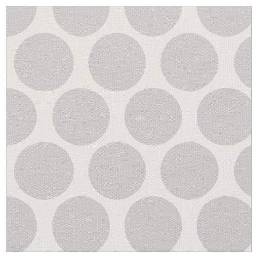 Graue Mod Dots Stoff (Nahaufnahme)