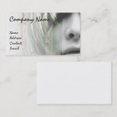 Graue Mode-Visitenkarte Visitenkarte (Vorne/Hinten)