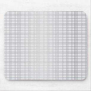 Graue, moderne, einfache, coole, trendige Rasterli Mousepad