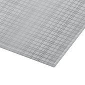Graue, moderne, einfache, coole, trendige Rasterli Schneidebrett (Ecke)
