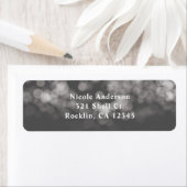 Graue, moderne Minimallichter Chic Party Einladung (Insitu)