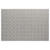 Graue, moderne Quatrefolie Große Größe Stoff (Yard (91,4 cm))