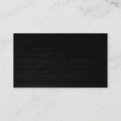Graue moderne Unternehmenskarte für Holzeffekte Visitenkarte (Rückseite)