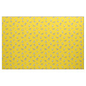 Graue Mustard Gold Hummingbird-Muster Stoff (Fat Quarter (45,7 x 55,9 cm))