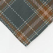 Graue Muster Boy Name Custom Foto Kids Fleecedecke (Ecke)