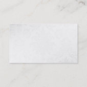 Graue Muster Minimal Consultant Visitenkarte (Rückseite)