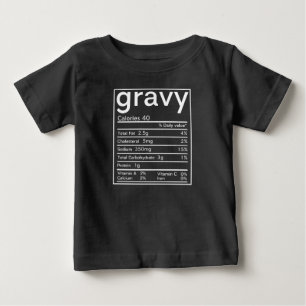 Graue Nährwertangaben witzig Baby T-shirt
