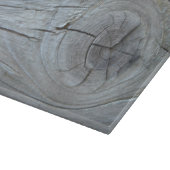 Graue natürliche Treibholztextur Schneidebrett (Ecke)