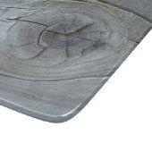 Graue natürliche Treibholztextur Schneidebrett (Ecke)
