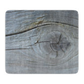 Graue natürliche Treibholztextur Schneidebrett (Vorderseite)
