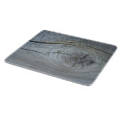 Graue natürliche Treibholztextur Schneidebrett (Ecke)