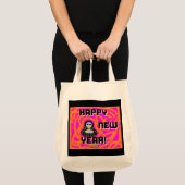 Graue Neujahrsjubiläum Tasche (Vorderseite (Produkt))