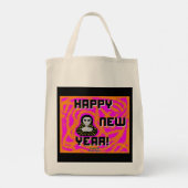Graue Neujahrsjubiläum Tasche (Rückseite)