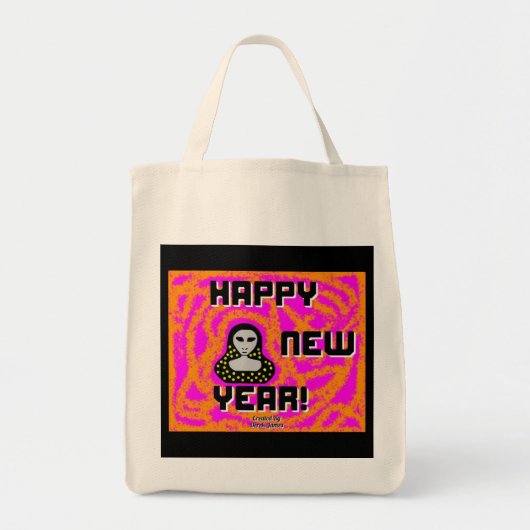 Graue Neujahrsjubiläum Tasche (Vorne)