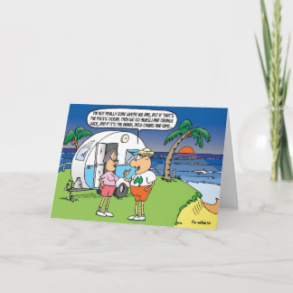 Graue Nomaden Weihnachtskarte Feiertagskarte