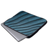 graue Oberfläche Laptopschutzhülle (Vorne Knopf)