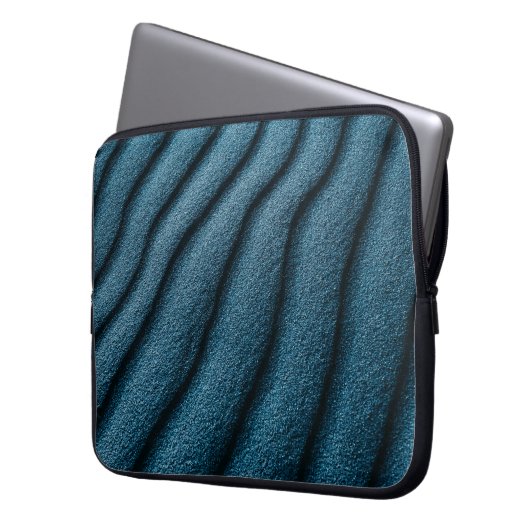 graue Oberfläche Laptopschutzhülle (Vorderseite Links)