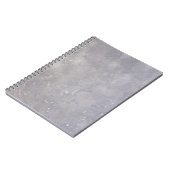 graue Oberfläche Notizblock (Linke Seite)