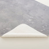 graue Oberfläche Sherpadecke (3/4)