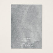 Graue Ohrring-Grafikkarte (Rückseite)