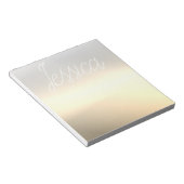 Graue Ombre-Farbverläufe und Ihr Skript Notizblock (angewinkelt)