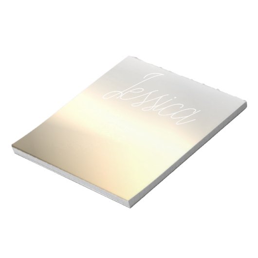 Graue Ombre-Farbverläufe und Ihr Skript Notizblock (Rotiert)