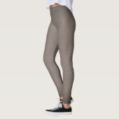 Graue Ombre Tatzen-Druck-Leggings Leggings (Links)