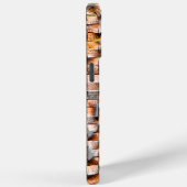 Graue, orangefarbene Keramik mit Mängeln, digitale Case-Mate iPhone Hülle (Rückseite / Rechts)