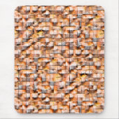 Graue, orangefarbene Keramik mit Mängeln, digitale Mousepad (Vorne)